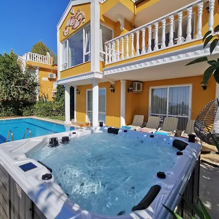 With A Pool And Jacuzzi
